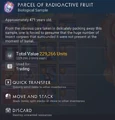 Parcel of Radioactive Fruit 229,266.3