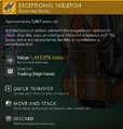 Exceptional Skeleton 1,412,076