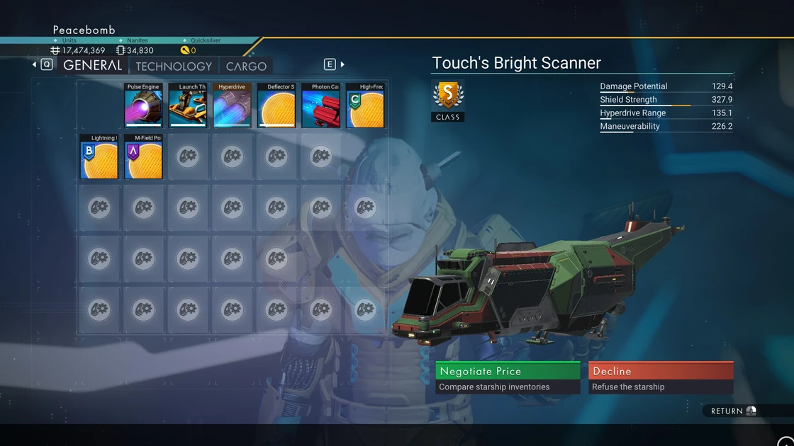 Touch's Bright Scanner No Man's Sky Wiki