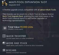 Multi-Tool Expansion Slot - No Man&rsquo;s Sky Wiki