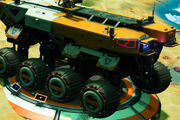 Close-up of the Colossus Exocraft