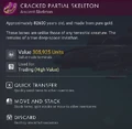 Cracked Partial Skeleton 305,925