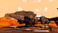 Side view of ship