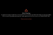 Mod Warning