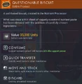 Information panel (Omega)