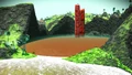 There are many large lagoons across the surface