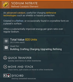 Sodium Nitrate - No Man&rsquo;s Sky Wiki