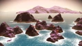 Wunaxx is covered by a large ocean broken up by islands