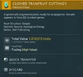 Cloned Tramfruit Cuttings 1,374,512.1