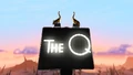 "The Q" sign on top of the barroom