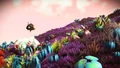 A sentinel flying surveying a vibrant hillside