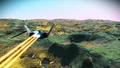 Flying across the surface