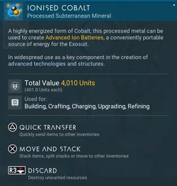Ionised Cobalt No Man S Sky Wiki