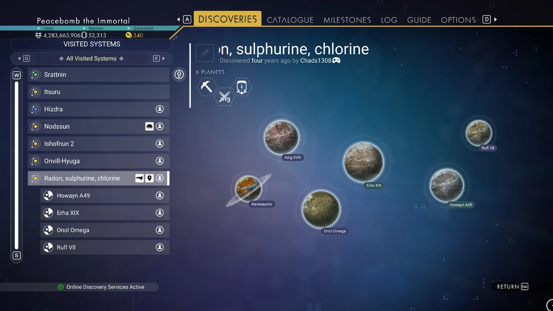 Radon, sulphurine, chlorine No Man's Sky Wiki