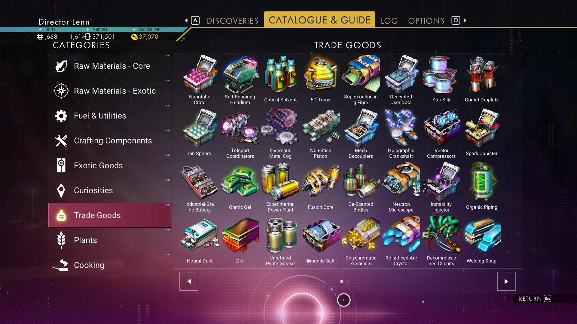 Trade Goods No Man's Sky Wiki