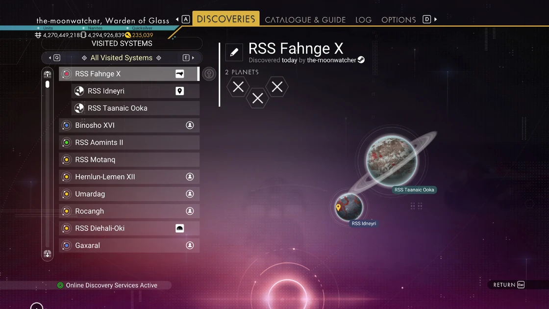 RSS Fahnge X No Man's Sky Wiki