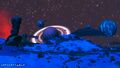 Nighttime landscape