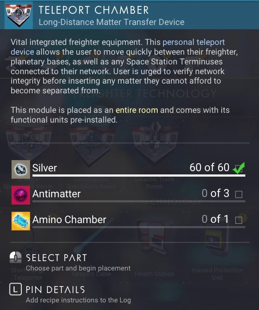 Teleport Chamber No Man's Sky Wiki