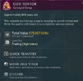 Odd Sensor 975,427.7