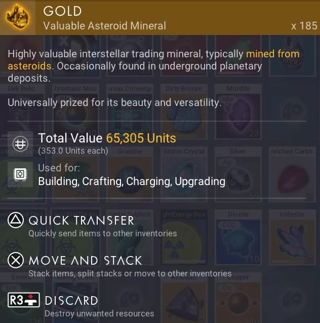 Gold No Man's Sky Wiki