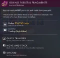 Intriguing Skeletal Fragments 574,790