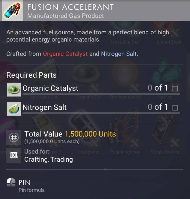 Fusion Accelerant - No Man's Sky Wiki