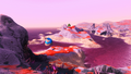 Cranberry Coast, HUB9-E2 Citrus - A planet with unusually pink oceans (or purple at greater depths).