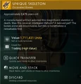 Unique Skeleton 1,711,431