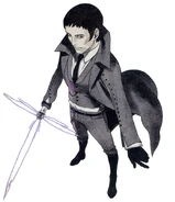 Henry artwork in No More Heroes