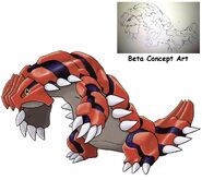 Beta design of Groudon.