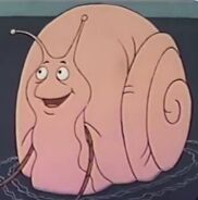 The Giant Pink Sea Snail, as seen in the animated series.