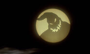 Shadow in the moon during This is Halloween