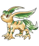 Beta design of Leafeon.