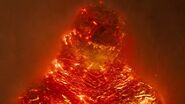 Godzilla in his burning form in Godzilla: King of the Monsters.