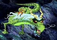 The Green Dragon from Scooby-Doo and the Samurai Sword.