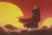 Vash the Stampede wanders