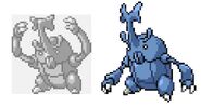 Beta design of Heracross.