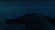 Viserion, now a wight and a steed for the Night King