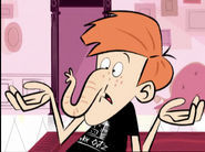 Goofball without his fake nose