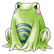 Beta design of Politoed.