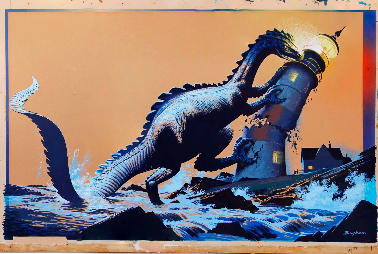 Sea Monster The Fog Horn Non Alien Creatures Wiki Fandom