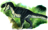 The concept art of the Bull V-Rex from the film, as confirmed by Gino Acevedo.