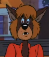 Shaggy as a werewolf in Scooby-Doo and the Reluctant Werewolf (1988)