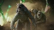 Godzilla with Kong in Godzilla x Kong: The New Empire.