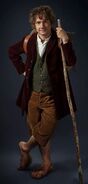 Bilbo as seen in the 2012 film, played by Martin Freeman