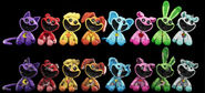 Smiling Critters, new and ruined