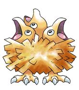 Hināzu, the scrapped immature stage of Doduo.