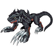 Cerberumon, a Cerberus-like Digimon