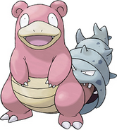Shellder on a Kantonian Slowbro tail.