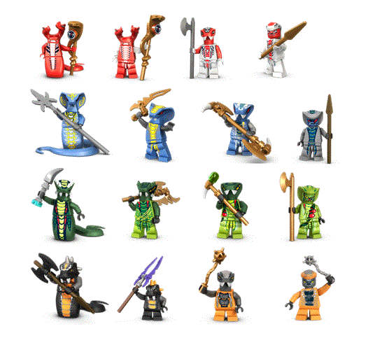 lego ninjago snakes names